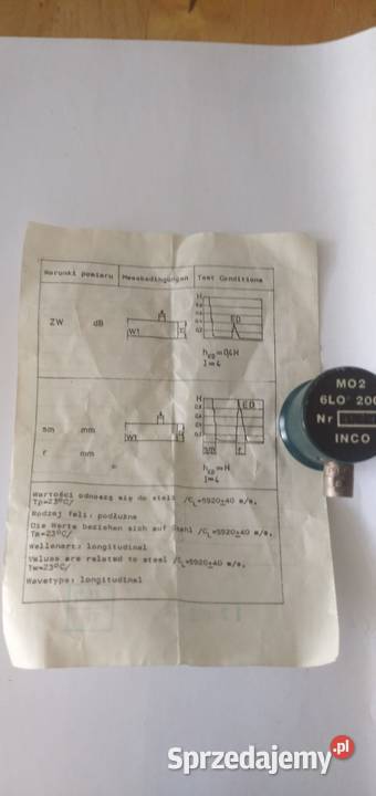 GŁOWICA ULTRADŹWIĘKOWA M02 6L020C Wołomin