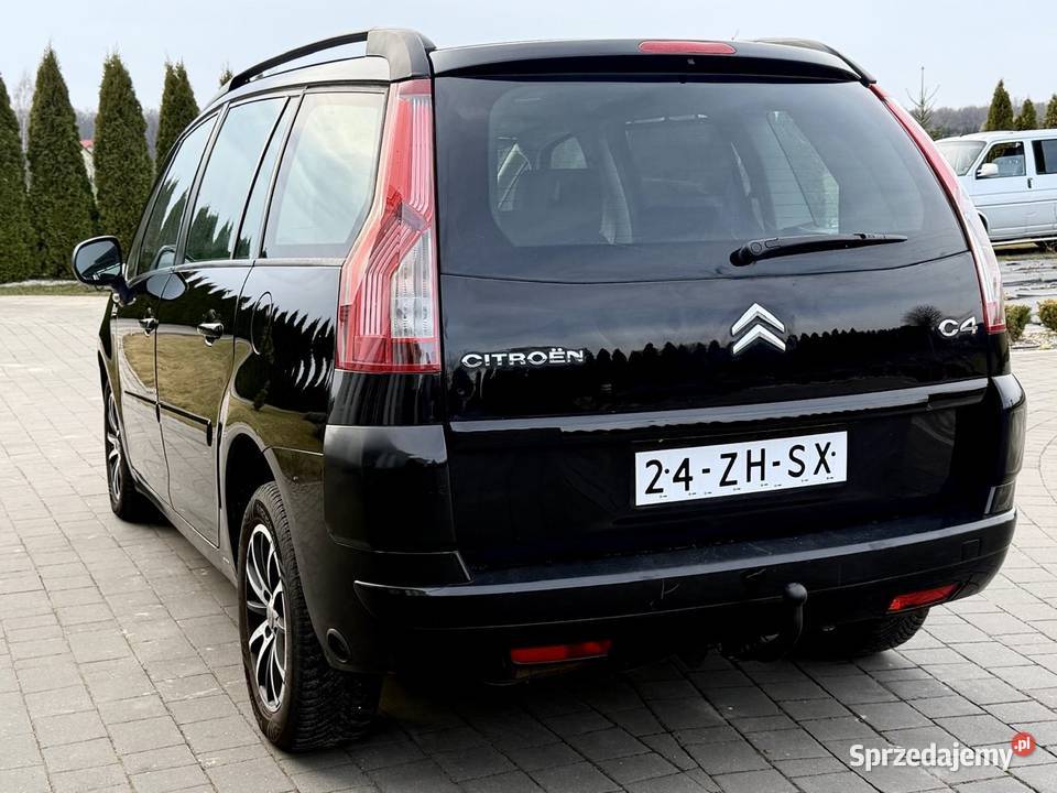Citroen c4 grand Picasso 18 LPG gaz panorama DVD czarny Lublin