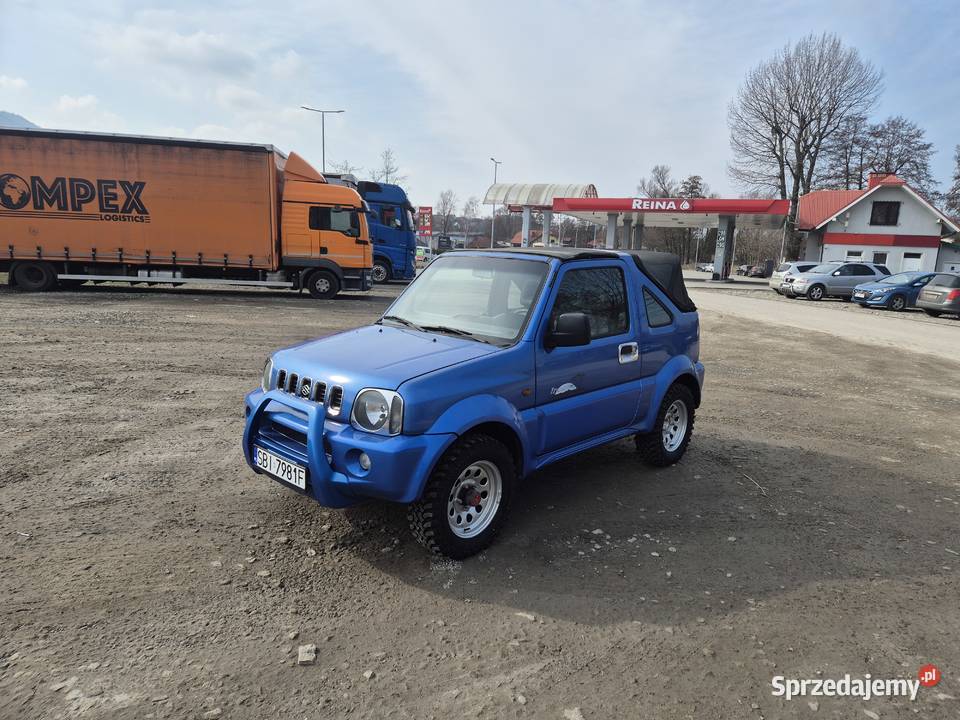 Suzuki Jimny 4x4 165 przebieg Cabrio 13 benz 80 Bujaków sprzedam