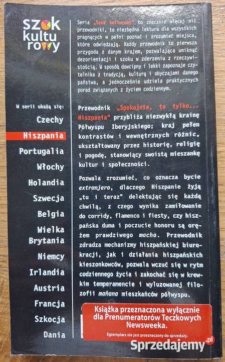 Spokojnie to Hiszpania Marie LGraff ISBN 9788301152024 Kraków