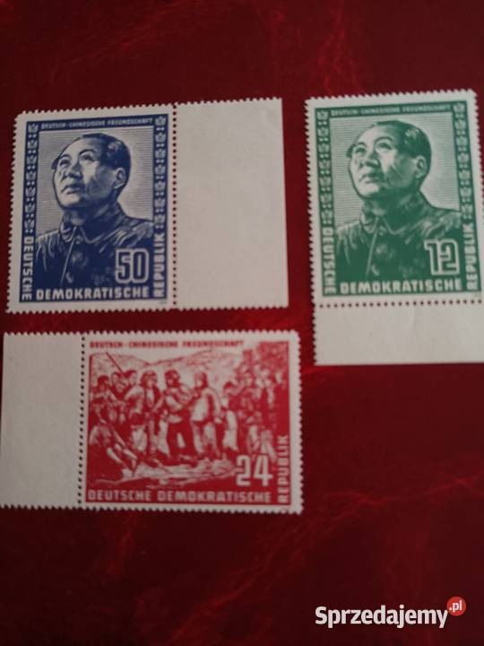 Mao tsetung znaczki NRD Gliwice