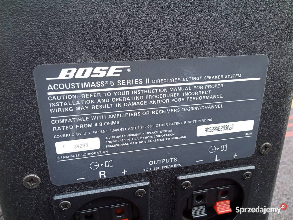 Bose Acoustimass 5 series II SUBWOOFER Poznań