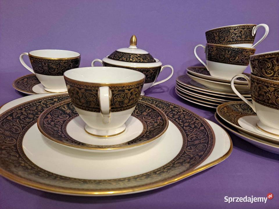 MINTON Bone China Grandee kawowo deserowy lata70 małopolskie Kraków