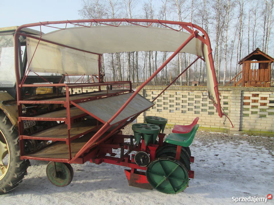 Sadzarka do warzyw karuzelowa 2 rzędowa ŁUCZAK Sochaczew