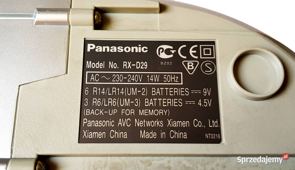 Radioodtwarzacz Panasonic CDMP3 AMFMTAPE Kraków