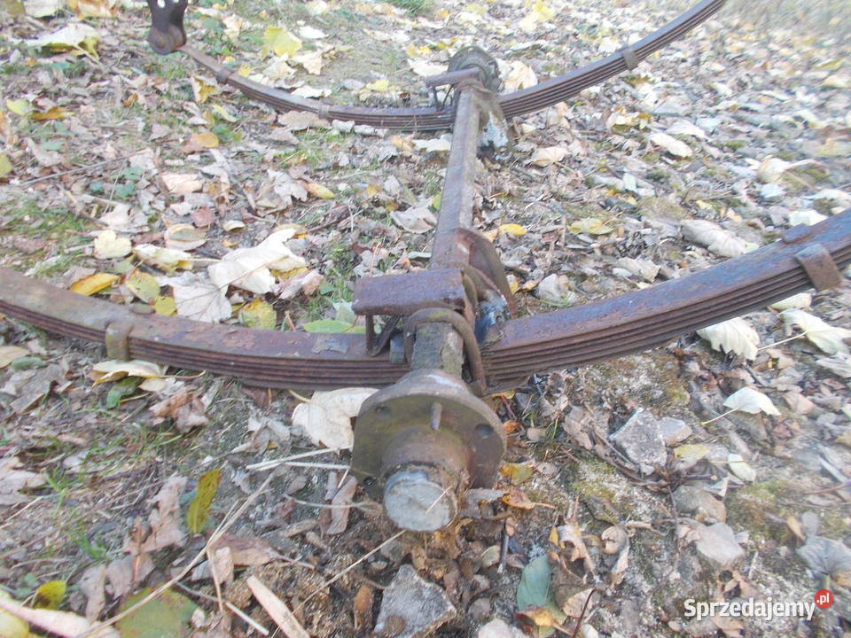 OS do przyczepki mocna solidna resory kola Osie i elementy zawieszenia Nowy Targ