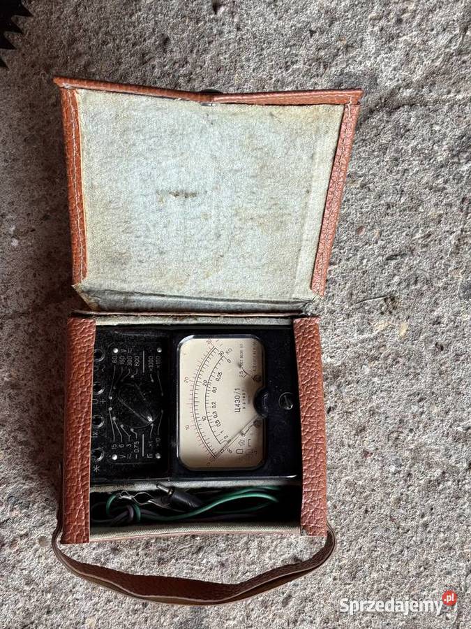 PRL stary miernik elektryczny wielofincyjny Kosianka-Boruty