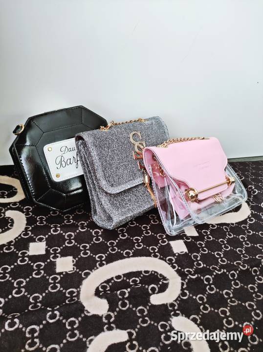 PROMOCJAPiękne luksusowe torebkiRóżowy czarny sprzedam