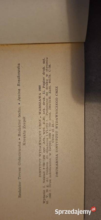 DŹWIGNICE 1 wydanie 1980 niski nakład Łęczyca