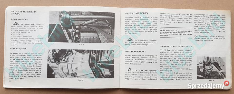 Instrukcja obsługi książka gwarancyjna do Fiat Kraków