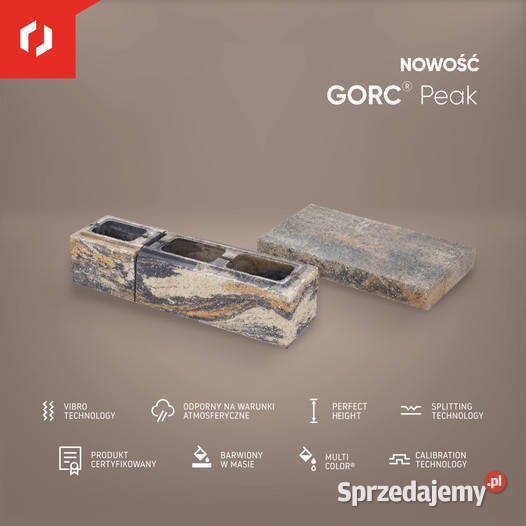 Nowoczesne ogrodzenie łupane Joniec Gorc PEAK sprzedam