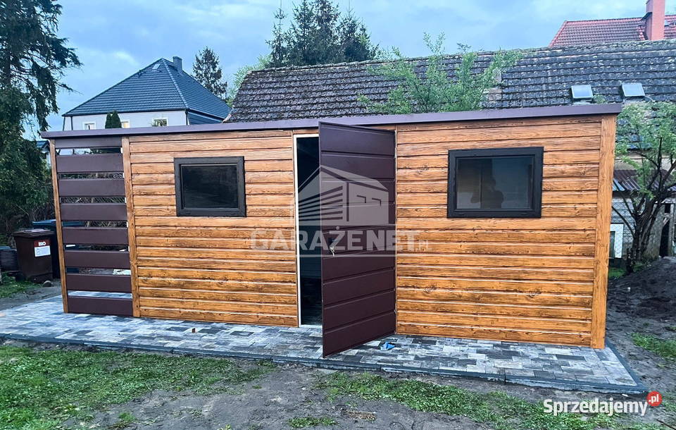 DOMEK OGRODOWY 5X25M WIATA 15M DRZWI 2X OKNO Łapanów sprzedam