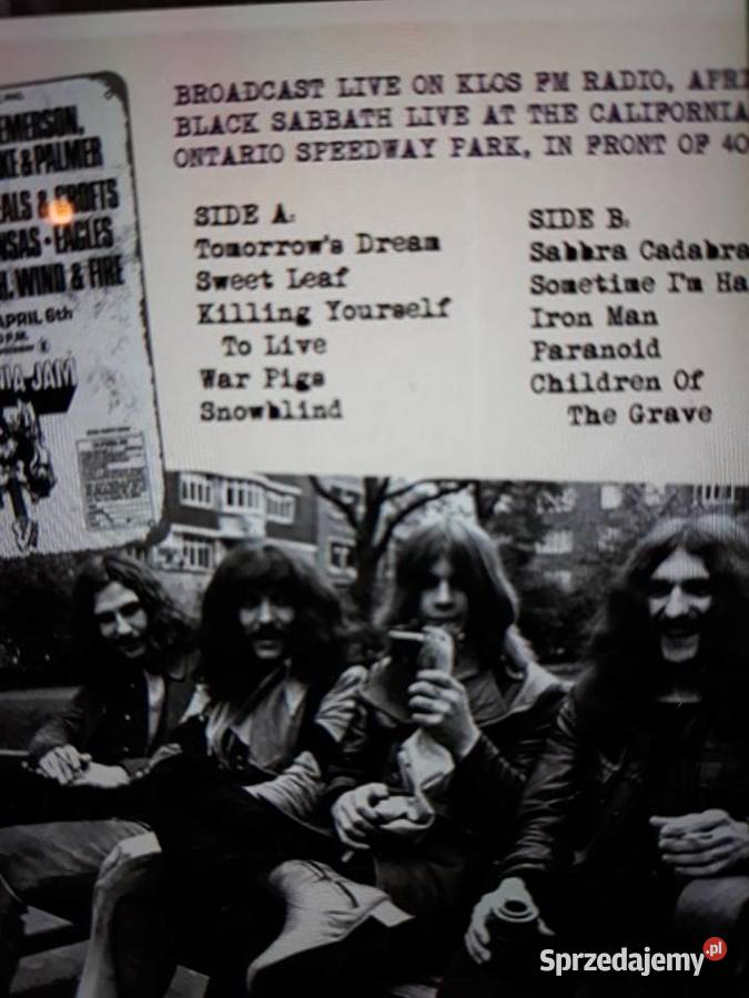 BLACK SABBATH Live from the Ontario Speedway podkarpackie Rzeszów