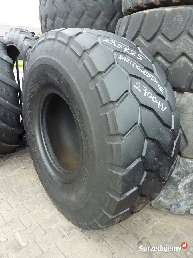 Opona używana przemysłowa 235R25 BRIDGESTONE VJT podlaskie Zaścianki