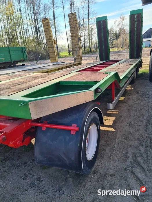 Przyczepa niskopodwoziowa niskopodwozie najazd 3 mazowieckie Sokołów Podlaski