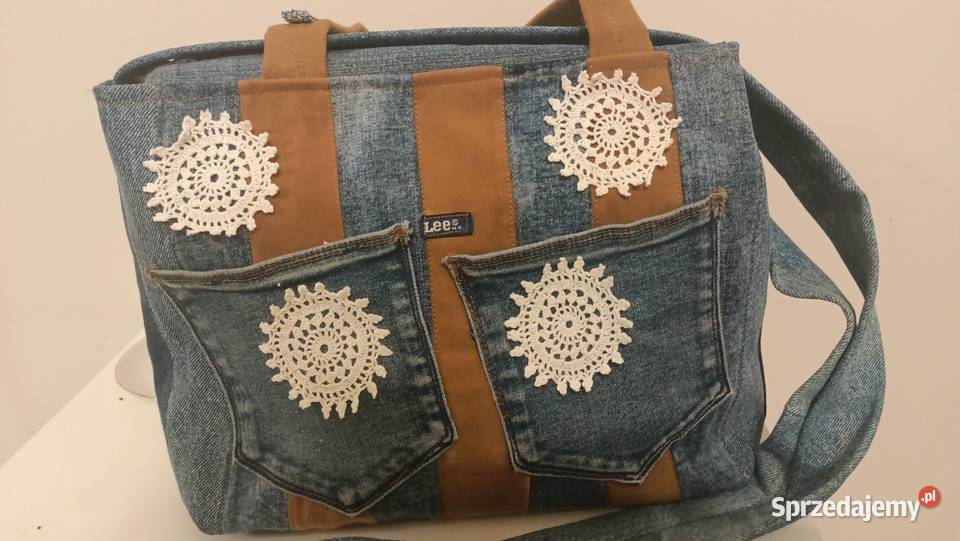 Torebka z jeansu Na ramię  Torby i torebki Starogard Gdański