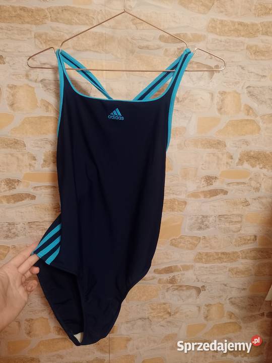 3638 SM ADIDAS Granatowy strój kąpielowy z jednoczęściowe Kraków