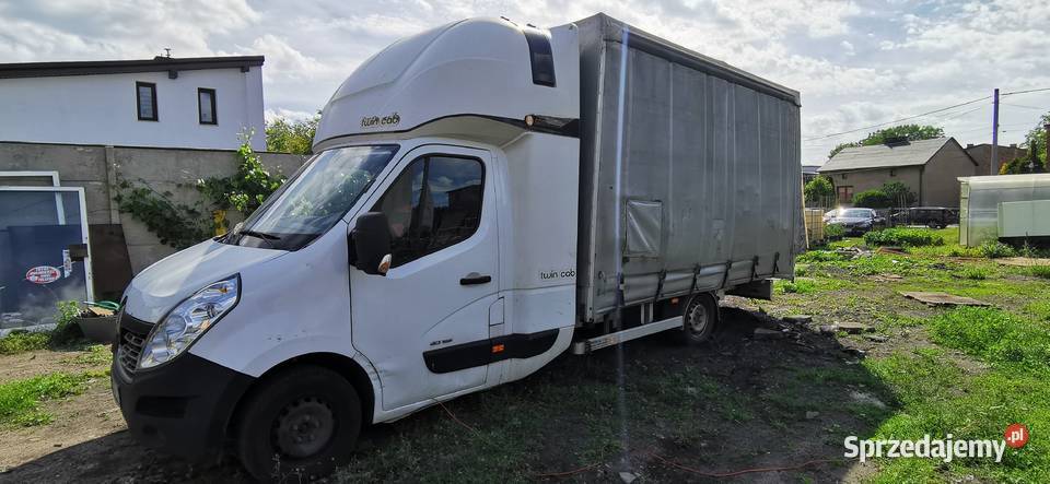 Renault Master plandeka 2016 uszkodzony 1000kg Dąbrowa Górnicza