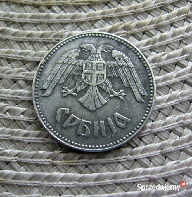 Serbia 10 Dinarów 1943r Okupacja Hitlerowska Kalisz