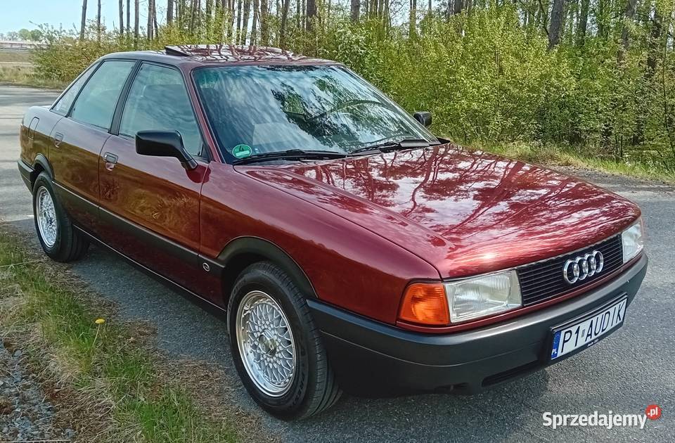 AUDI 80 B3 18 benzyna 1990 153000 wtrysk wielkopolskie Leszno