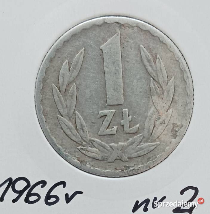 1 Złoty 1966 r 2 PRL ładne
