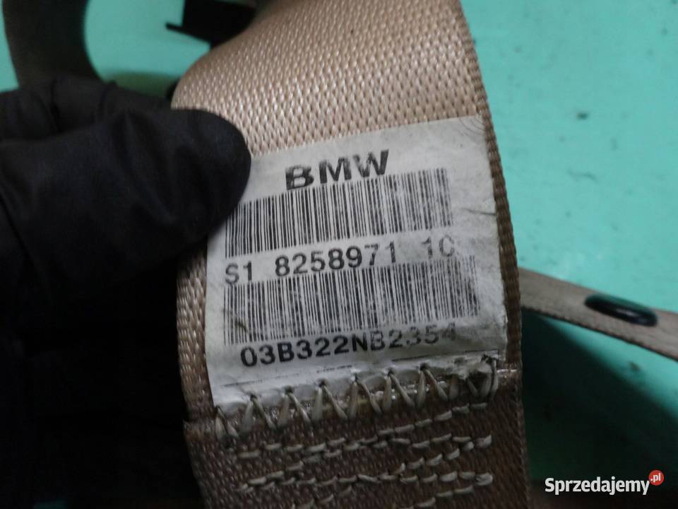 BMW X5 I E53 04r pas bezpieczeństwa lewy przód Wyposażenie wnętrza