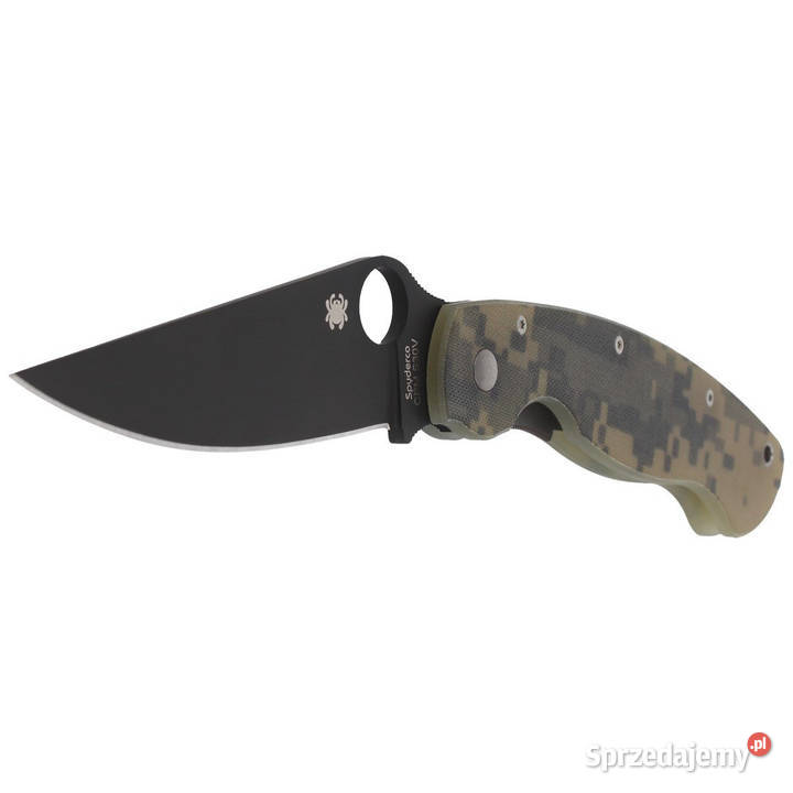 Nóż składany Spyderco Military G10 Camo Black Akcesoria, narzędzia i noże Warszawa