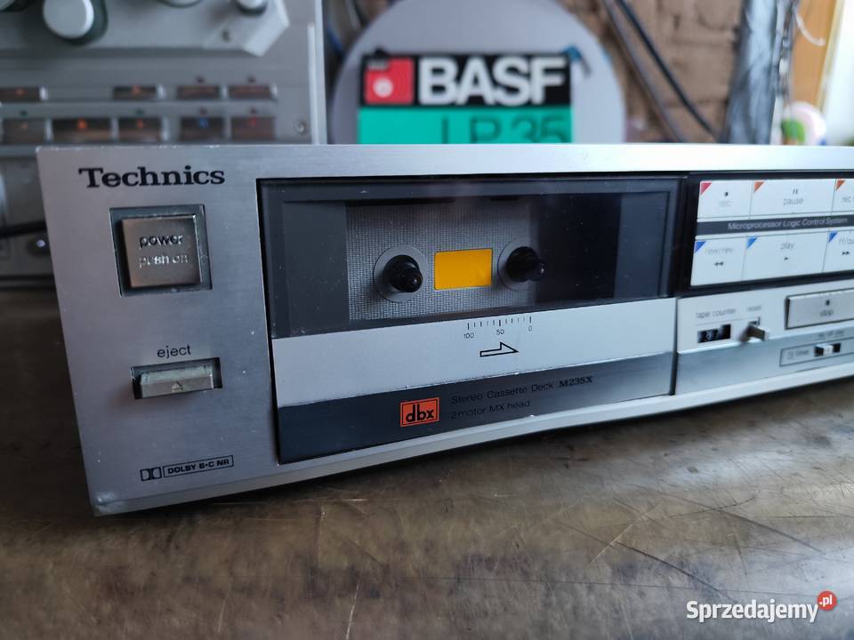 deck kasetowy Technics RSM235X dbx Grabowo sprzedam