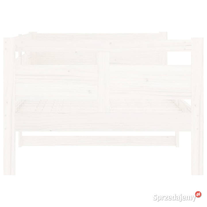 Łóżko dzienne białe lite drewno sosnowe 90x200 Warszawa sprzedam