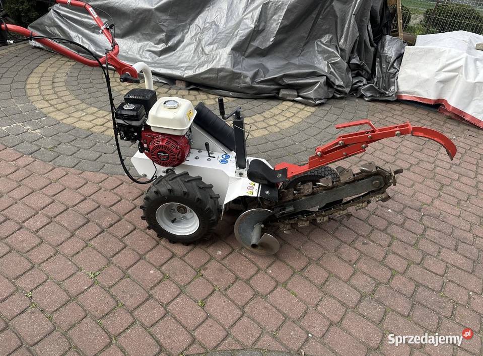 Koparka łańcuchowa z napędem wynajem mazowieckie Celestynów sprzedam