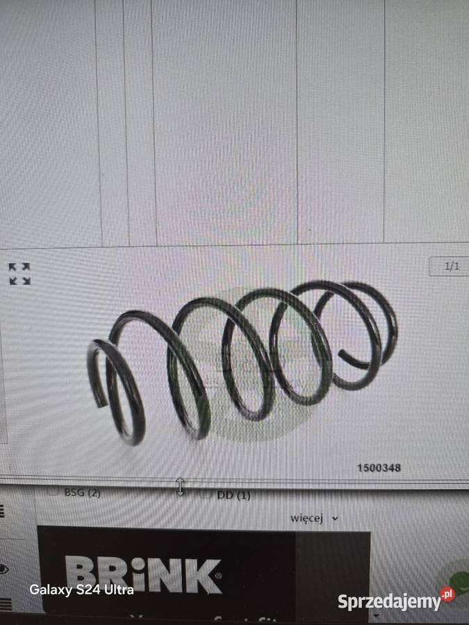 Sprężyna zawieszenia przód Opel Astra F 9298r