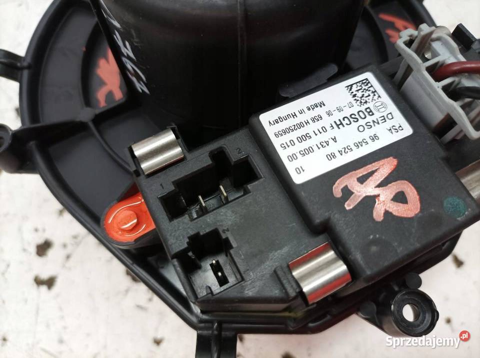 DMUCHAWA NAWIEWU REYSTOR KOMPLET 9654652480