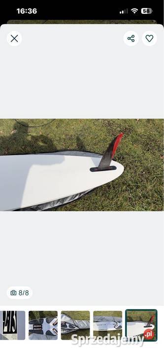 Deska windsurfingowa z żaglem Surfing, windsurfing, kitesurfing sprzedam