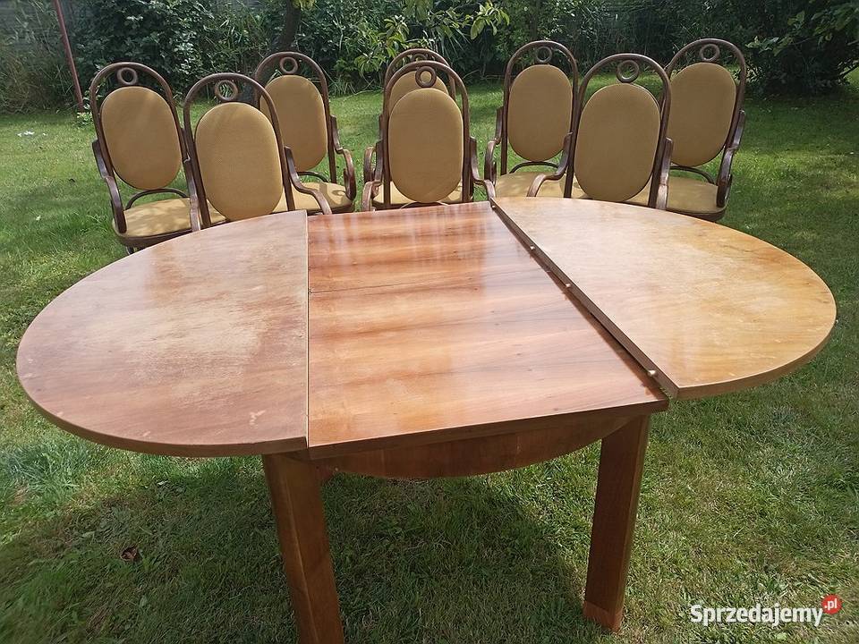 8 krzeseł tapicerowanych giętych stan Meble lubuskie Żary