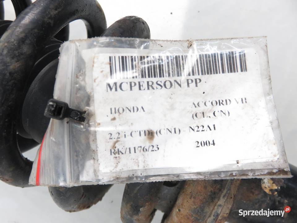 MCPERSON PRAWY PRZEDNI HONDA ACCORD VII 22 iCTDi sprzedam