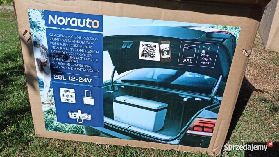 Lodówka kompresorowa do auta Norauto 28L 1224V Rybarzowice sprzedam