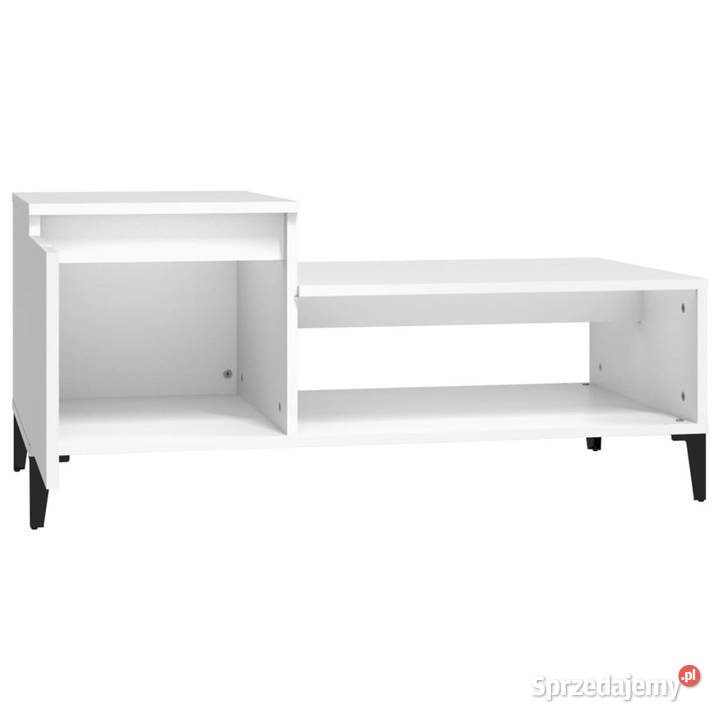 Stolik kawowy biały 100x50x45 materiał Stoły mazowieckie Warszawa