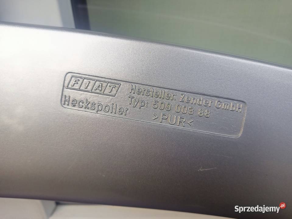 Fiat Punto 2 II lotka spoiler na klapę bagażnika łódzkie Sieradz