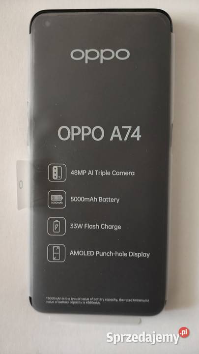 Sprzedam smartfon OPPO A74 Pozostałe Bielsko-Biała