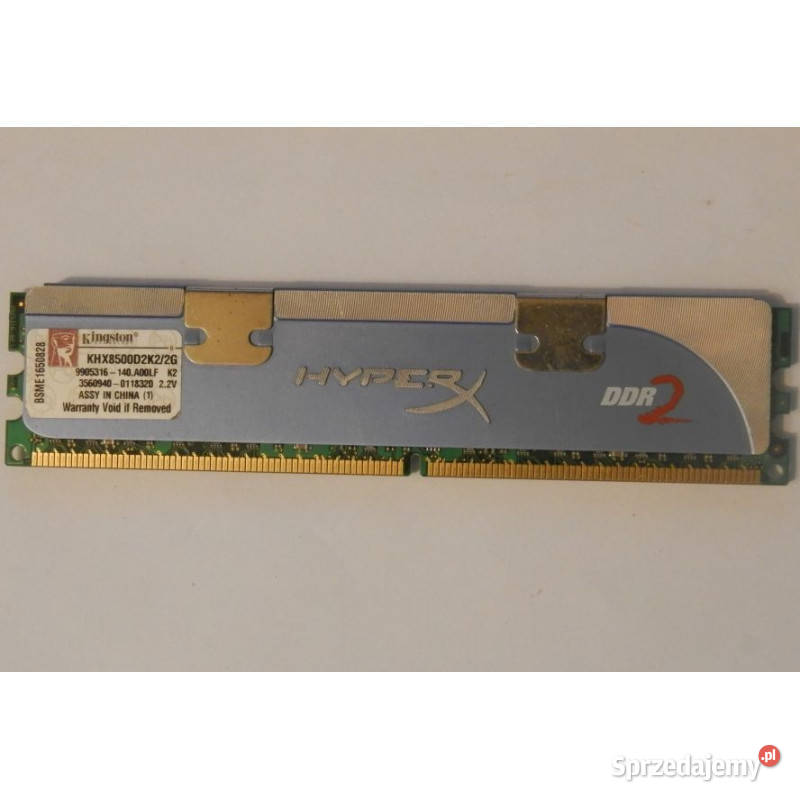 Pamięć PC RAM Kingston KHX8500D2K2 Hyper DDR2 DDR2 Komputery i Akcesoria Poznań