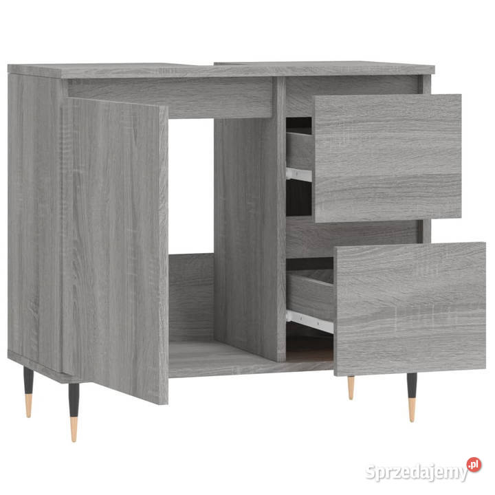 Szafka łazienkowa szary dąb sonoma 65x33x60 Warszawa