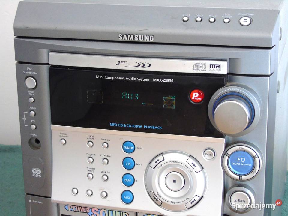 Wieża Samsung RDS CD AUX DOSTAWA Jasło sprzedam