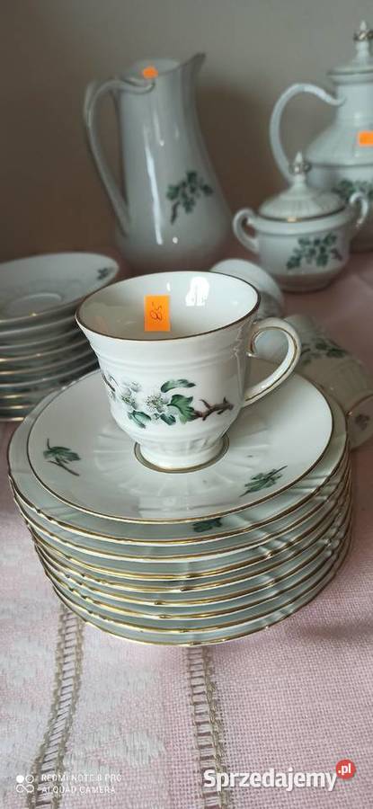 Filiżanka z talerzykiem deserowyBG Kjbenhavn pomorskie Gdańsk