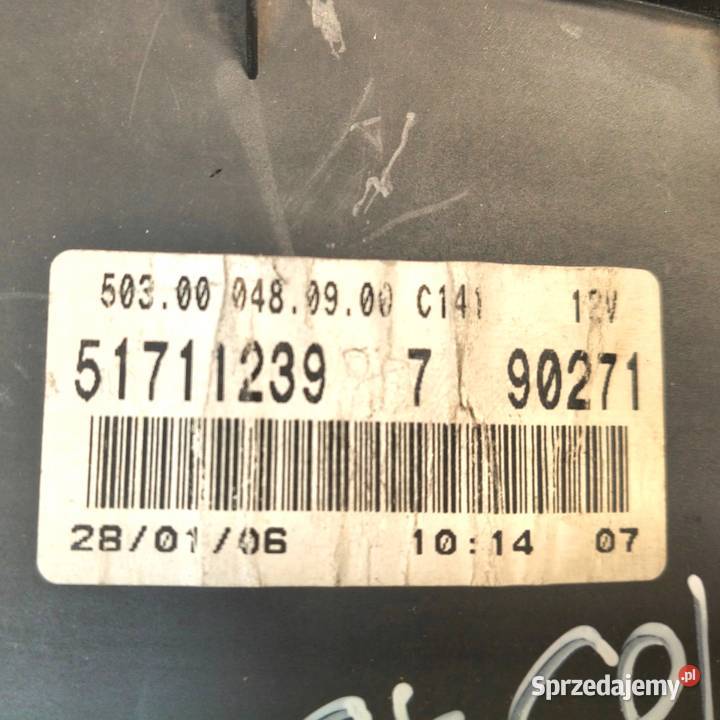 LICZNIK ZEGARY 51711239 Fiat Panda II 12 8V Chełm