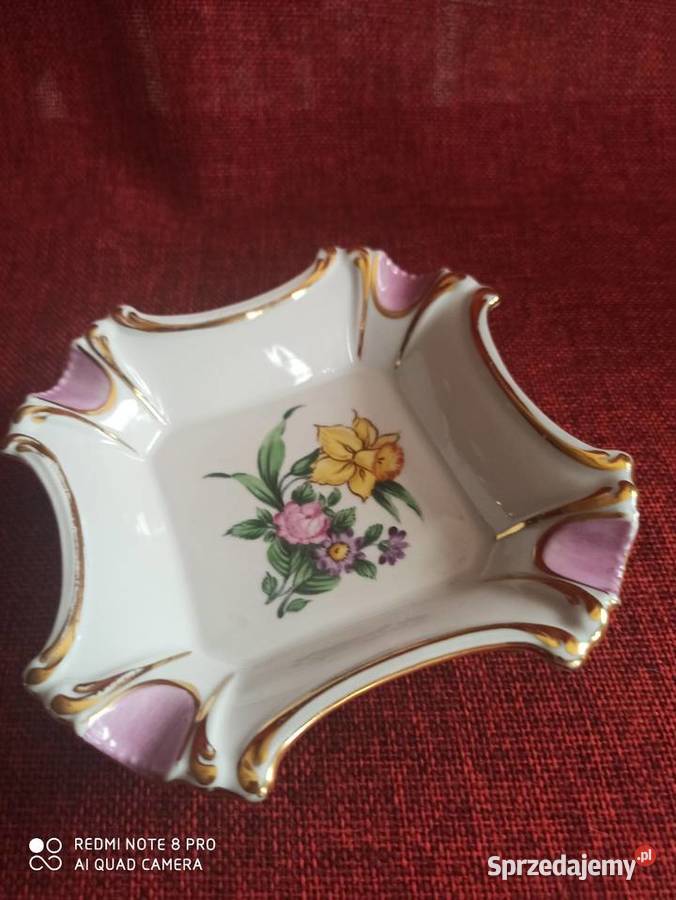 Popielniczka porcelanowa Syg PM 2437 Ręcznie Gdańsk