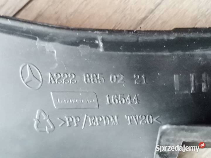 MERCEDES Sklasa W222 LEWY ŚLIZG ZDERZAKA TYŁ osobowe Karoseria wielkopolskie Międzychód