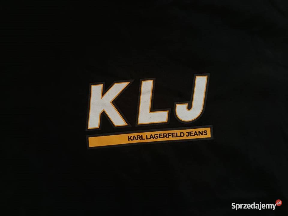 Tshirt bawełniany Karl Lagerfeld Jeans czarny Białystok sprzedam