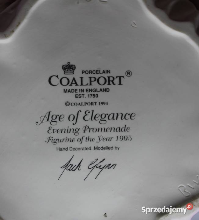 Coalport porcelanowa figurka Evening Promenade pomorskie