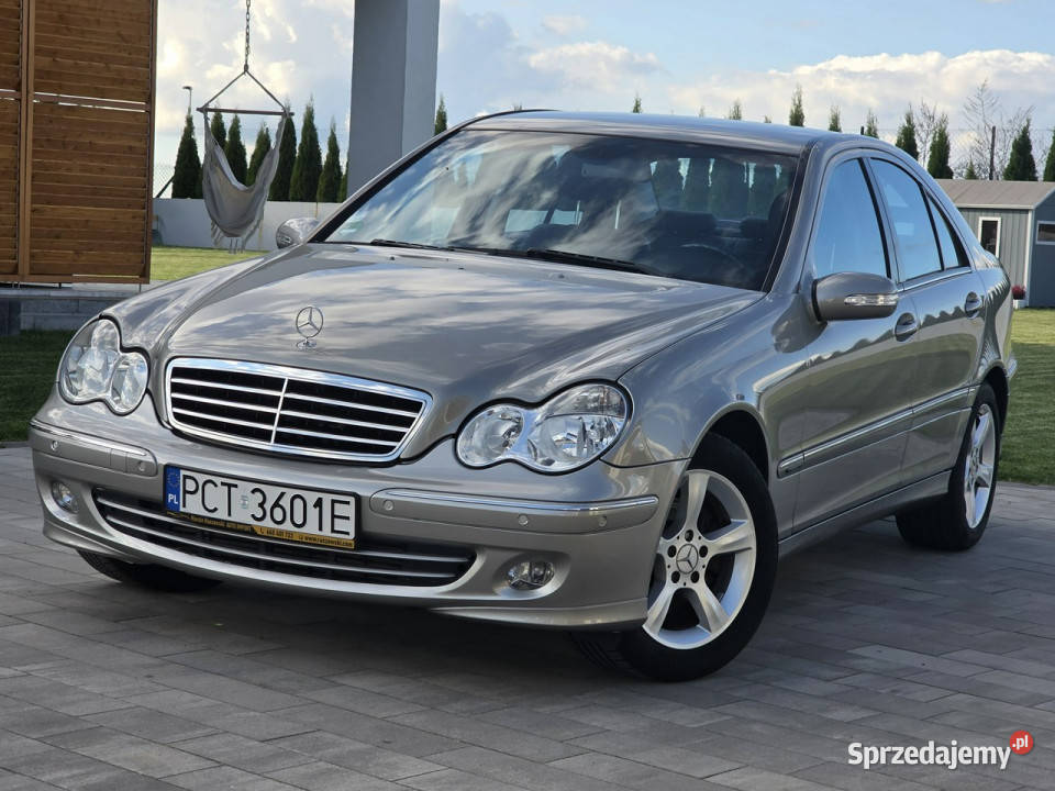 Mercedes C 180 śliczny AVANTGARDE automat czujnik zmierzchu wielkopolskie Czarnków