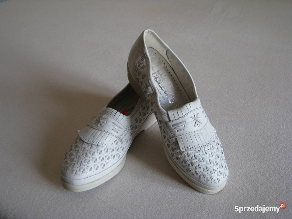 Wygodne buty damskie 375 skóra naturalna tęgość Brzegi